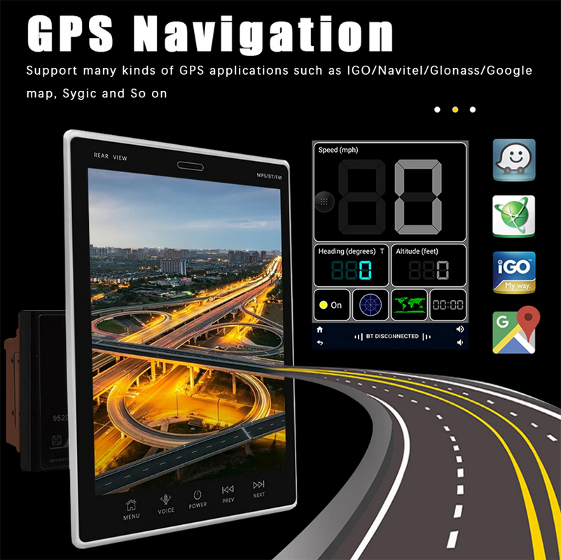 Multimedia Android 10 Ελληνικό GPS & Menu 9,5